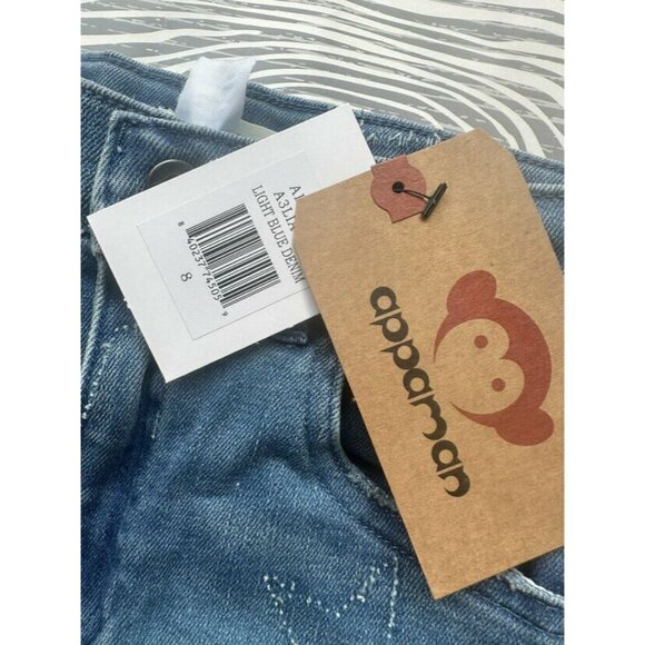 Appaman Liana Jean Light Blue Denim 8 NWT - Picture 4 of 9
